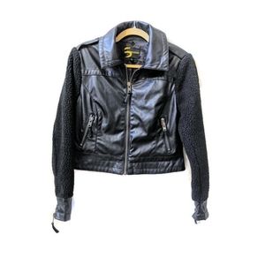 Serena Williams Faux Fur Leather Bombe…